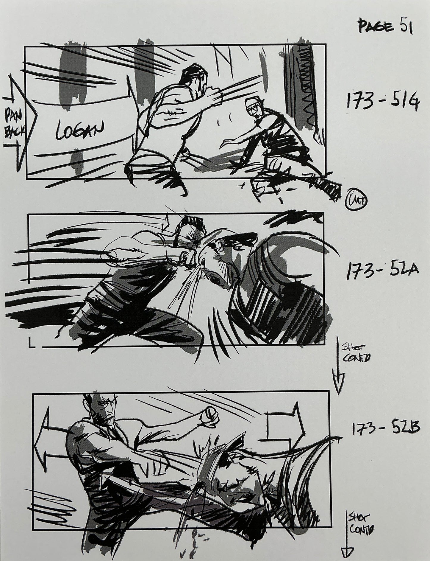 Storyboards Eden-Finale Scene 167 Logan (2017)