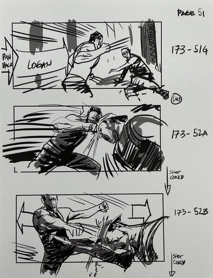 Storyboards Eden-Finale Scene 167 Logan (2017)