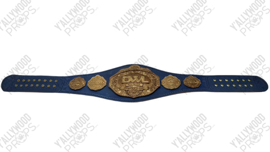 DWL World Champion Belt Heels (2021) Movie Prop Y'allywood Props
