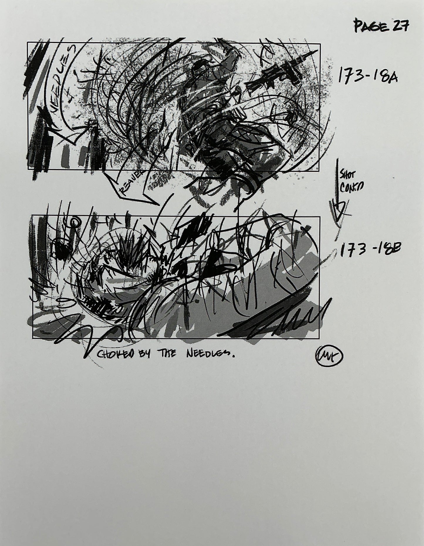 Storyboards Eden-Finale Scene 167 Logan (2017)