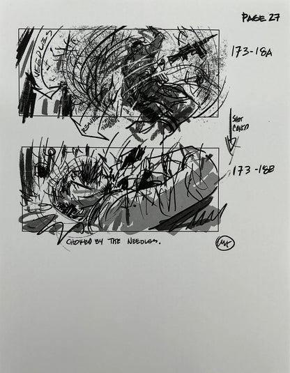 Storyboards Eden-Finale Scene 167 Logan (2017)