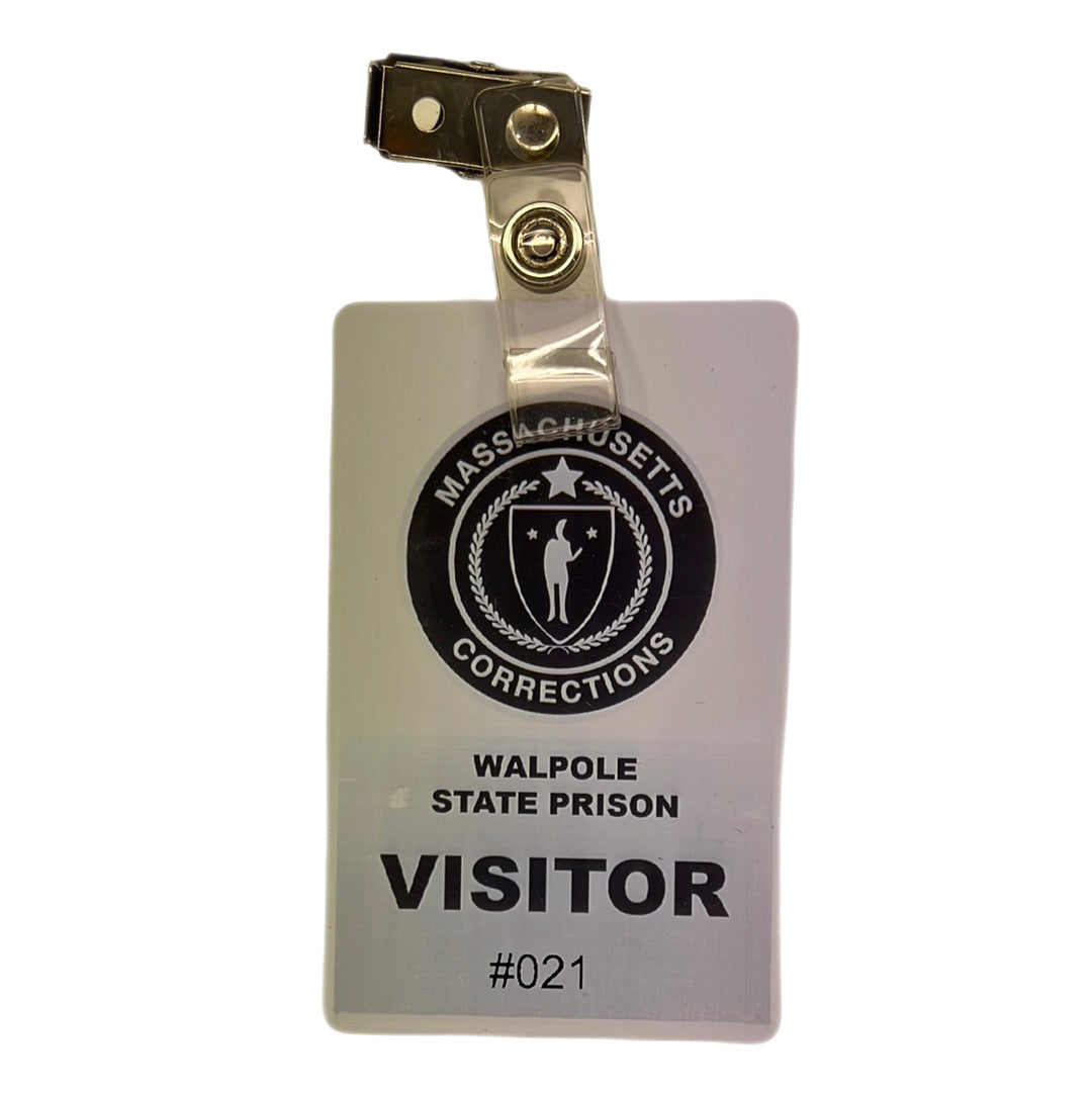 Visitor Badge Walpole State Prison Survivor’s Remorse Movie Prop Y'allywood Props   