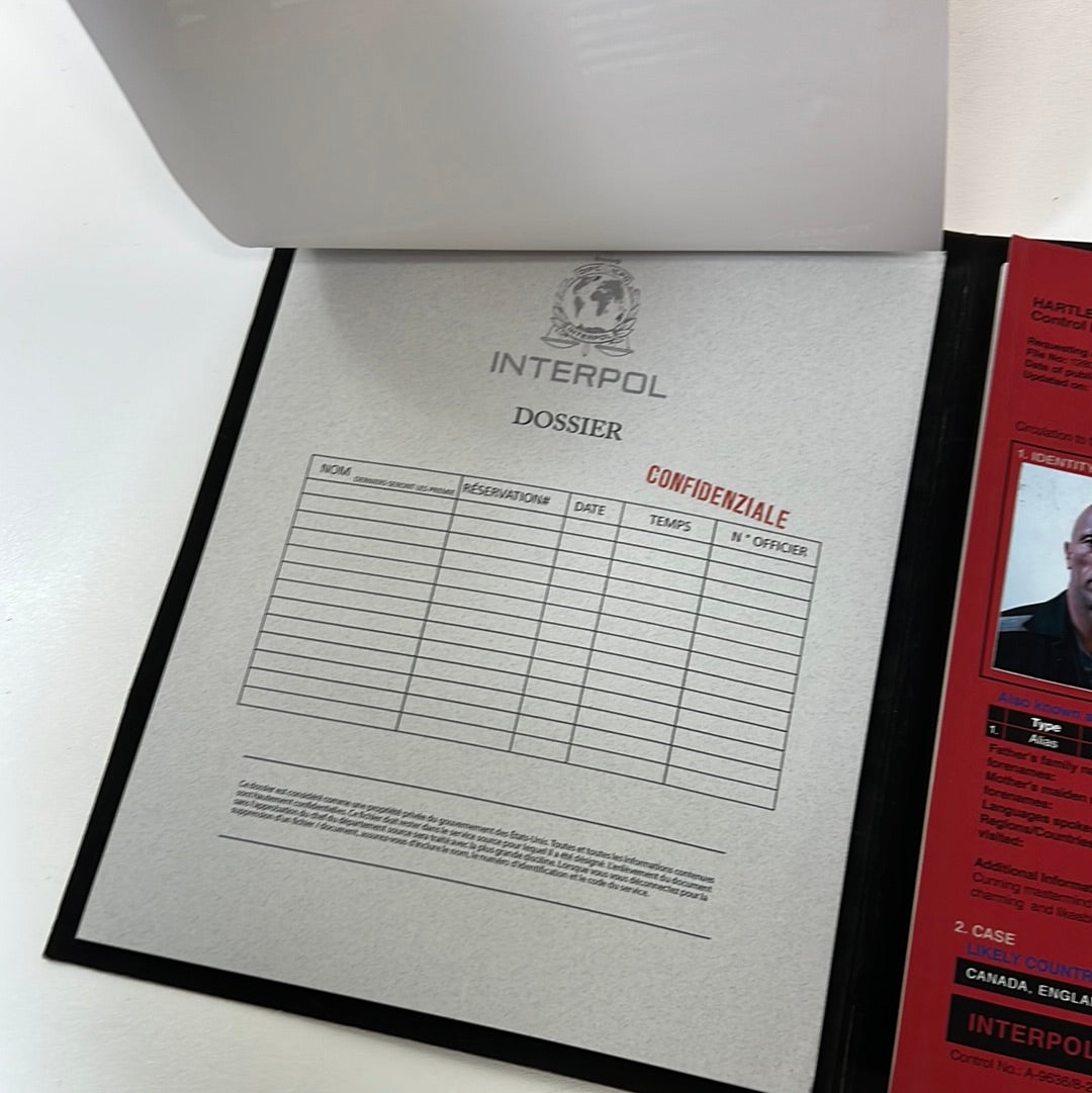 Interpol File Red Notice Movie Prop Atlanta Brick Co   