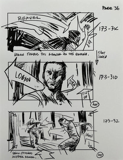Storyboards Eden-Finale Scene 167 Logan (2017)