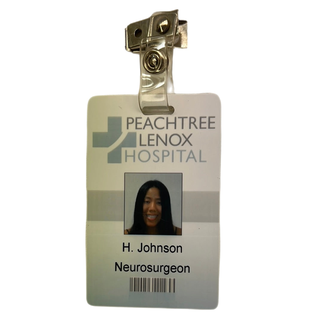 Peachtree Lenox Hospital ID Badges Survivor’s Remorse Movie Prop Y'allywood Props   