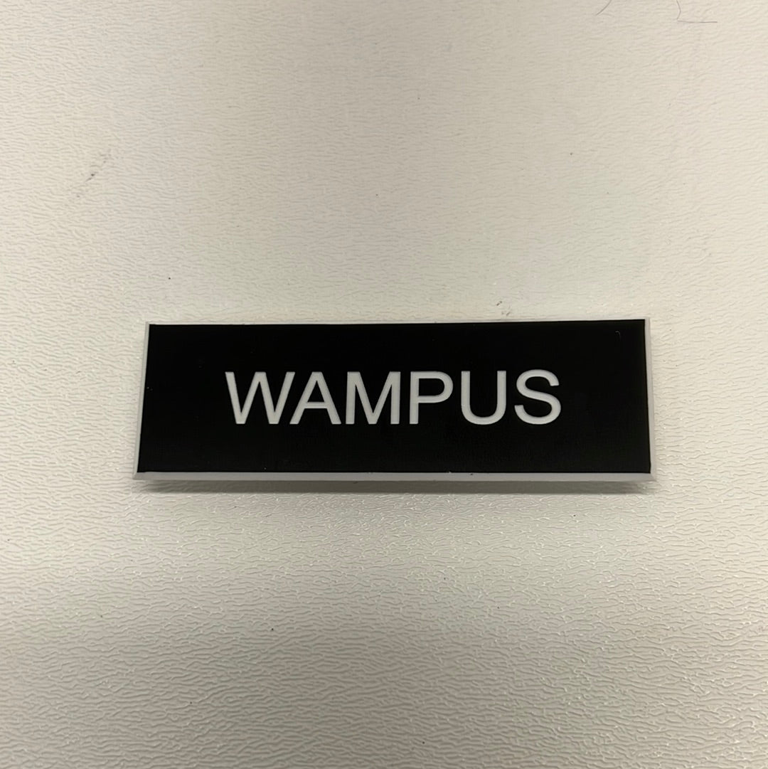 Wampus Nametag S1E12 Doom Patrol Movie Prop Atlanta Brick Co   