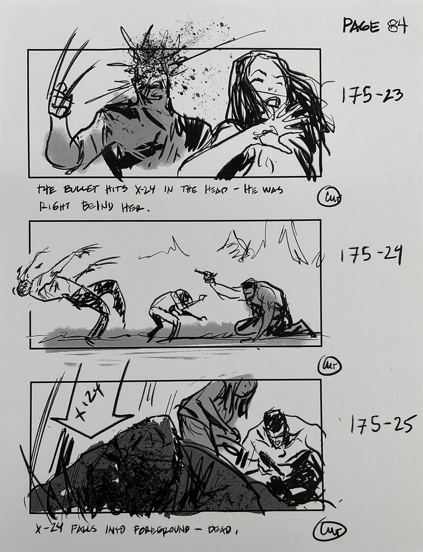 Storyboards Eden-Finale Scene 167 Logan (2017)