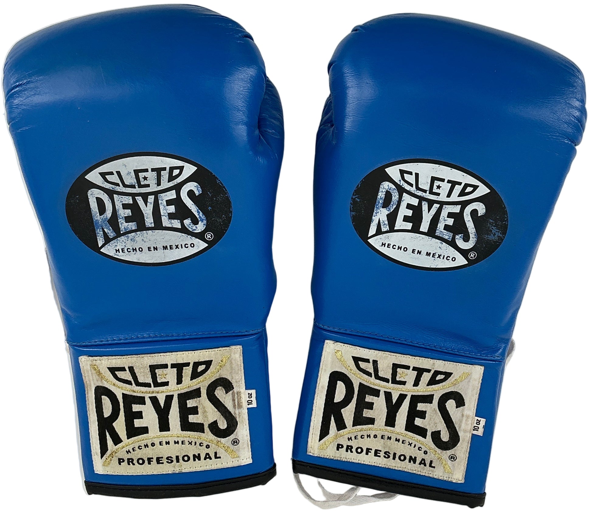 Delphi Gym Cleto Reyes Boxing Gloves Creed 3 (2023) Movie Prop Y'allywood Props Blue