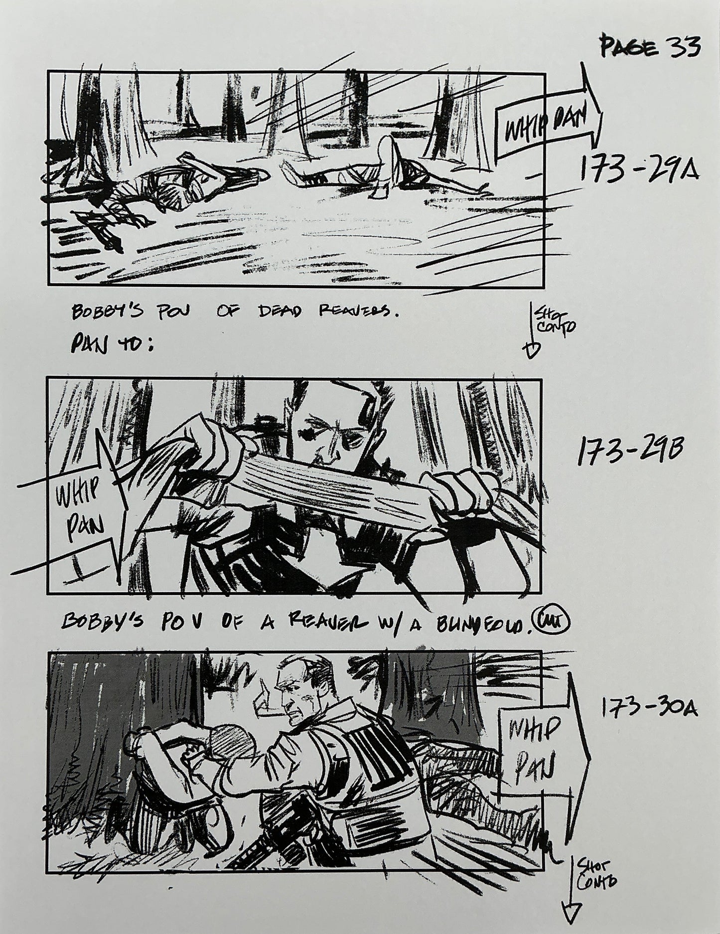 Storyboards Eden-Finale Scene 167 Logan (2017)