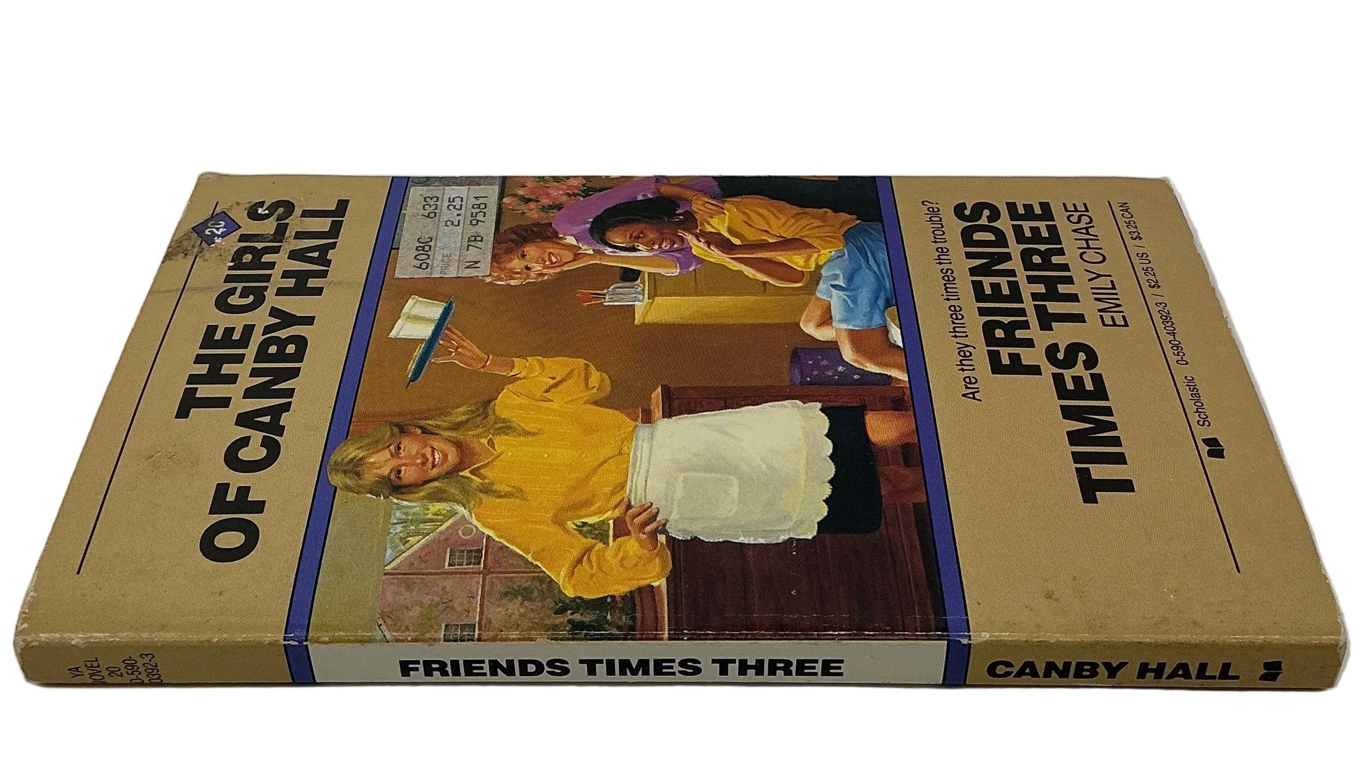 Books from Wheeler's Basement Stranger Things (2016-2025) Movie Prop Y'allywood Props The Girls of Canby Hall Friends Times Three by Emily Chase