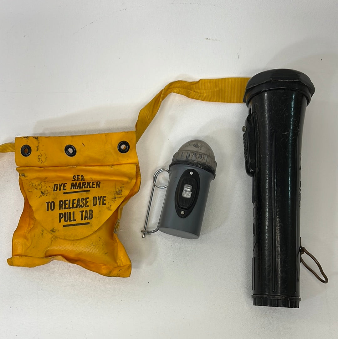 Dye Pack, Flashlight and Beacon Light from Devotion Movie Prop Y'allywood Props   