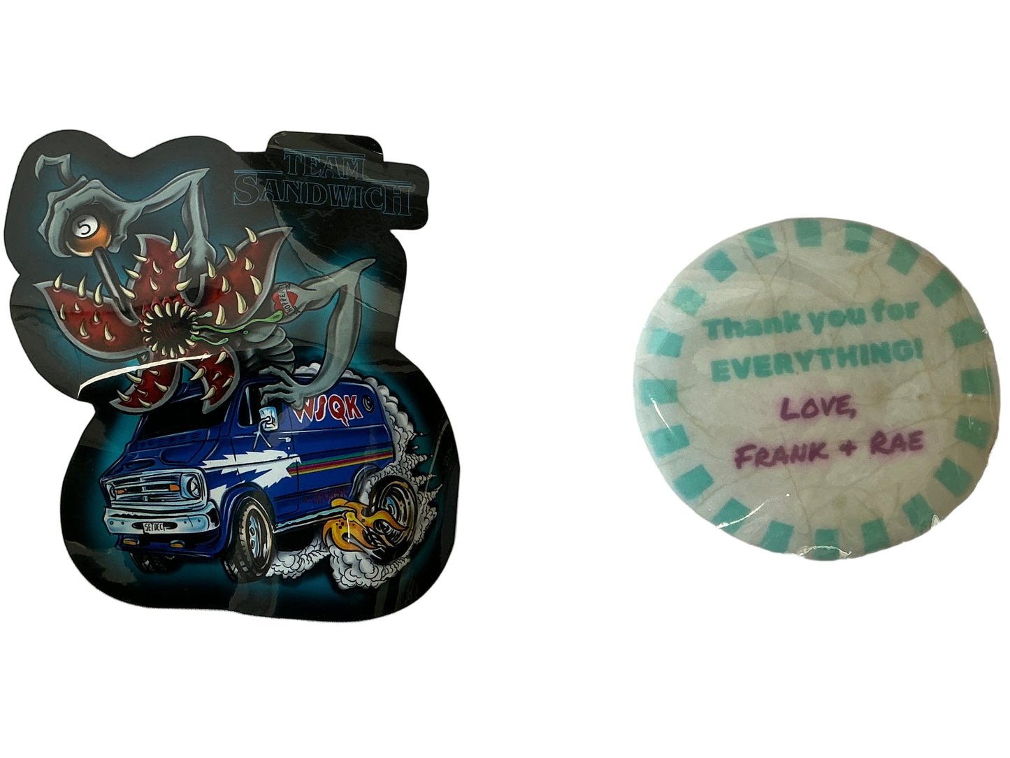 Stranger Things 5 Sticker Cast & Crew Gift Wearable Wardrobe Y'allywood Props