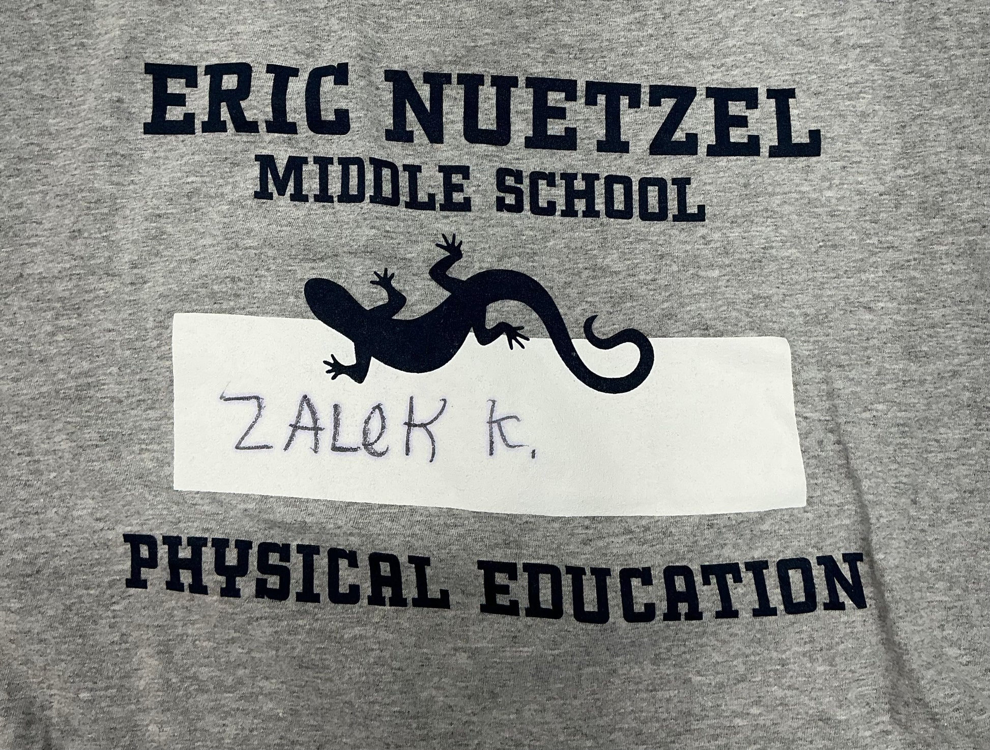 Middle School PE T-Shirts Me Apple TV Series (2024) Y'allywood Props YXL Zalek