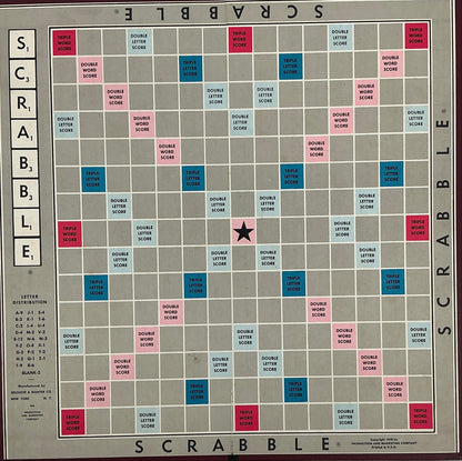 Scrabble Game from Wheeler's Basement Stranger Things (2016-2025) Movie Prop Y'allywood Props