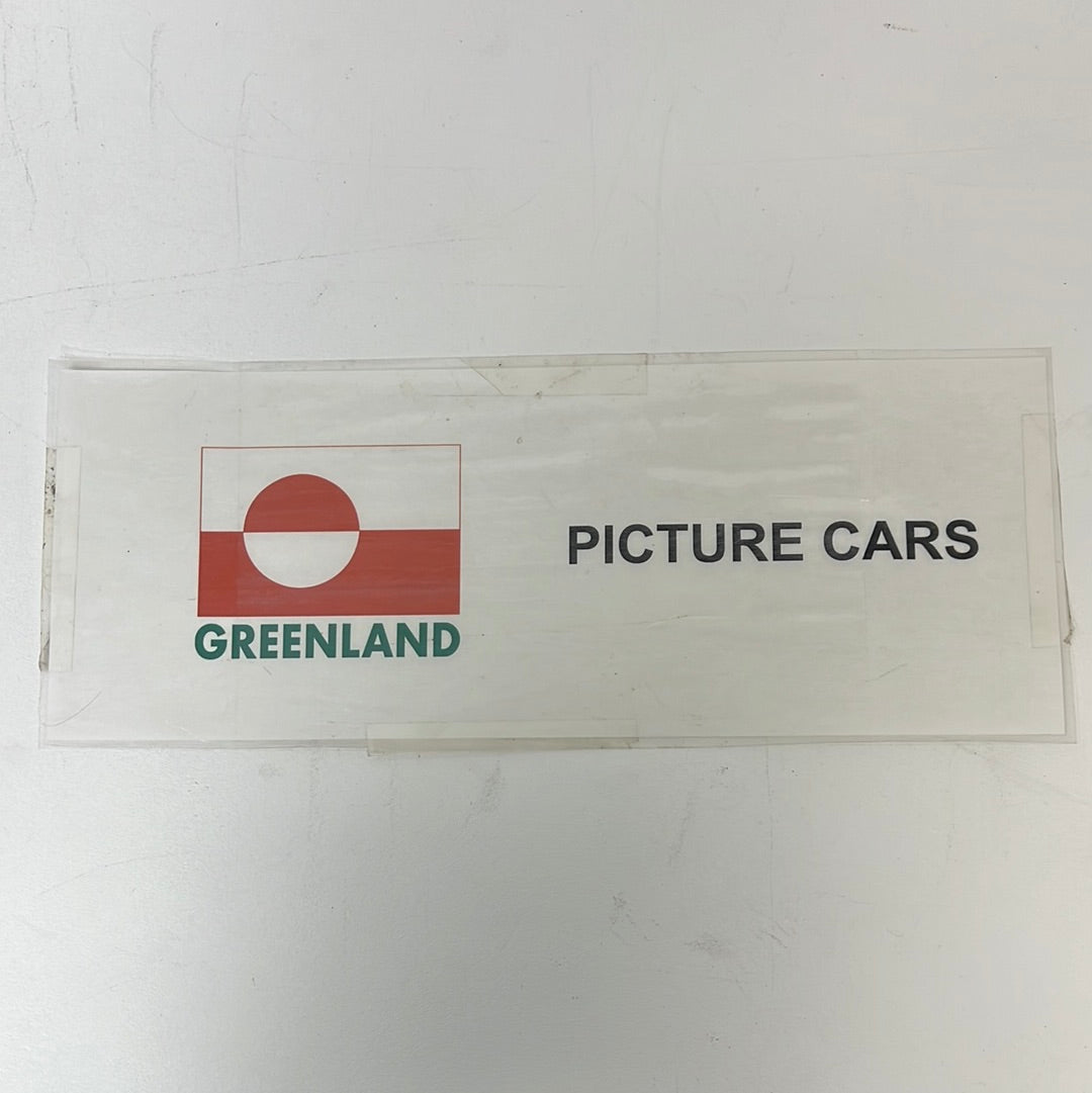 Cast & Crew Picture Cars Pass Greenland Movie Prop Atlanta Brick Co   