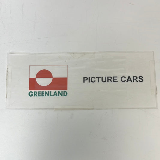 Cast & Crew Picture Cars Pass Greenland Movie Prop Atlanta Brick Co   