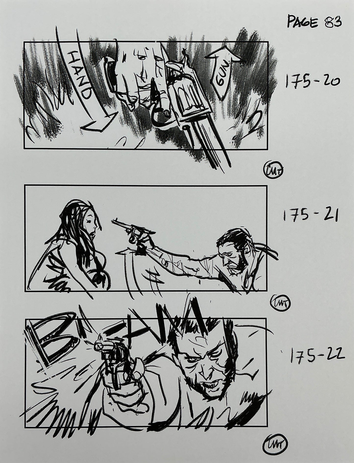 Storyboards Eden-Finale Scene 167 Logan (2017)