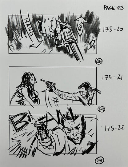 Storyboards Eden-Finale Scene 167 Logan (2017)
