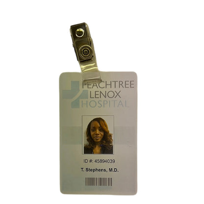 Peachtree Lenox Hospital ID Badges Survivor’s Remorse Movie Prop Y'allywood Props   