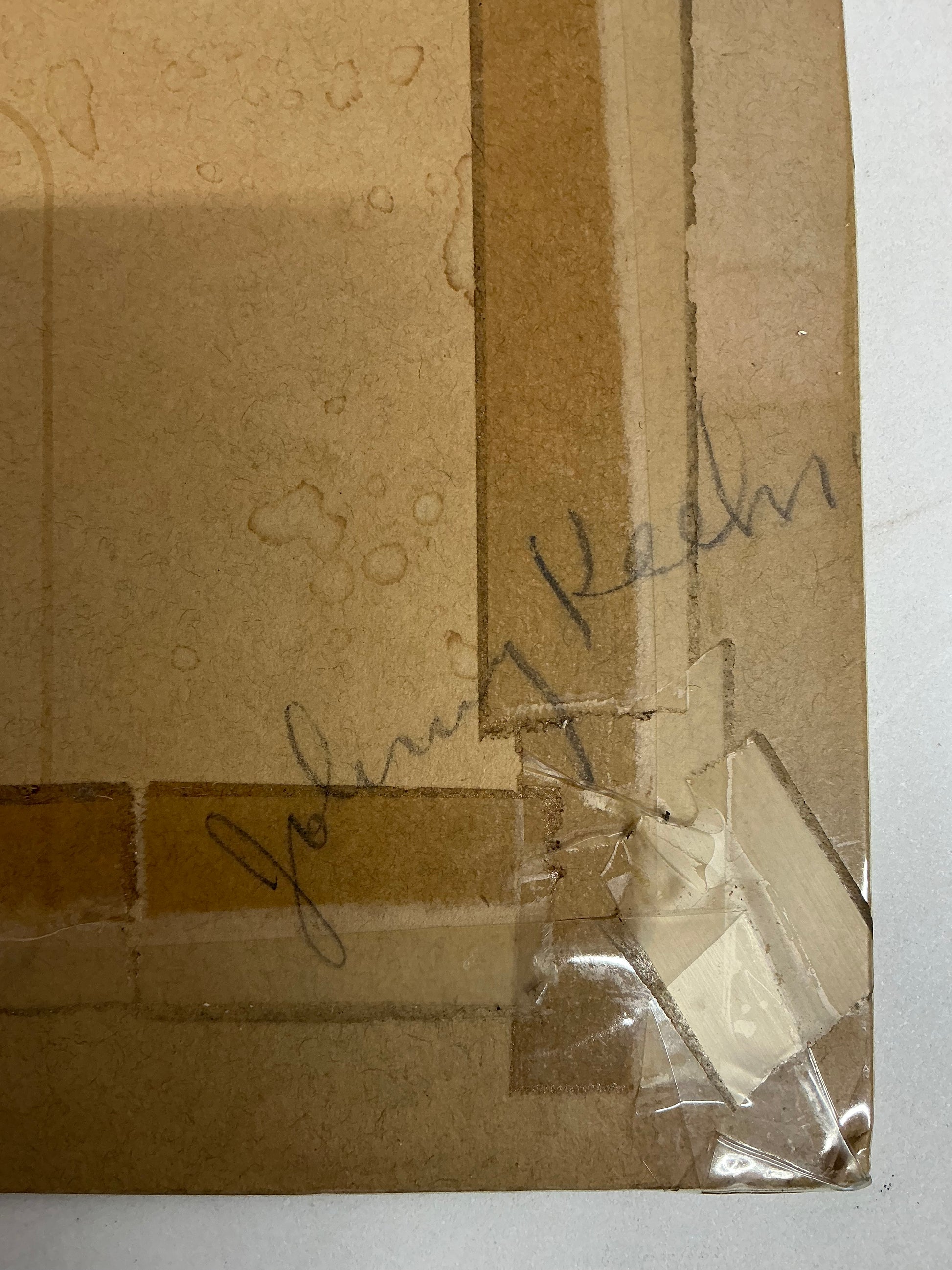Leah Rhodes Jerry Lewis Costume Sketch The Disorderly Orderly (1964) Memorabilia Y'allywood Props