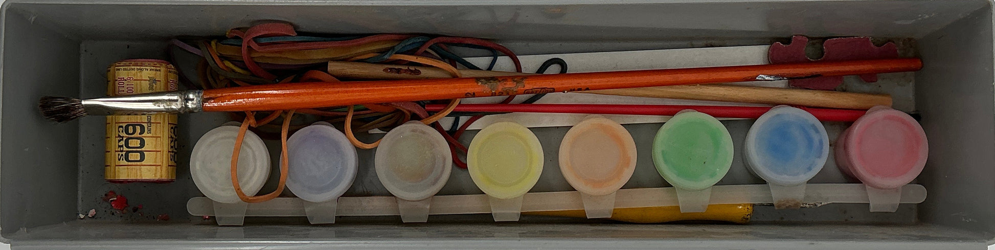 Paint Tray from Will Byer's Room Stranger Things (2016-2025) Movie Prop Y'allywood Props