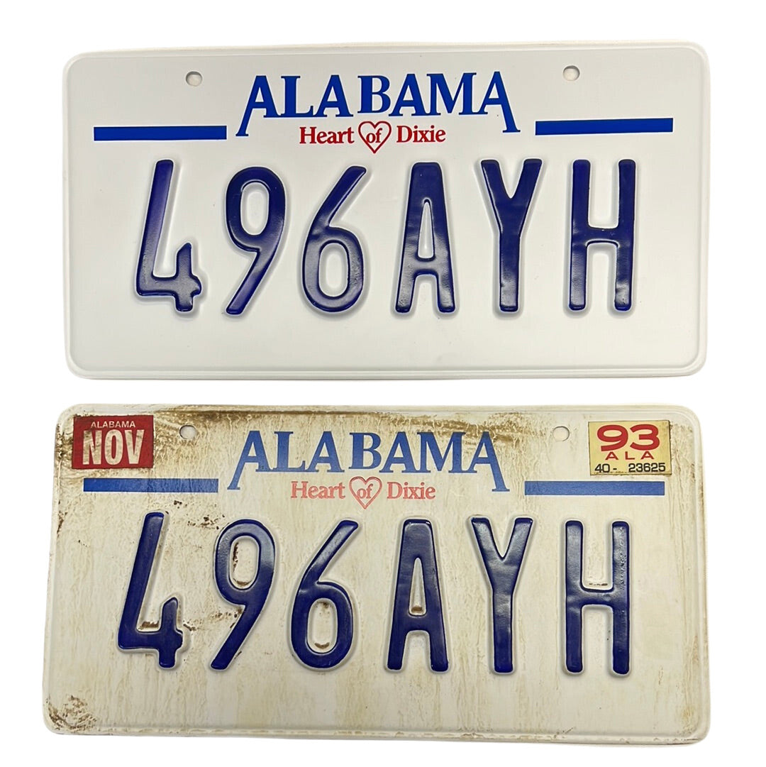 Alabama License Plates Just Mercy Movie Prop Y'allywood Props 496AYH  