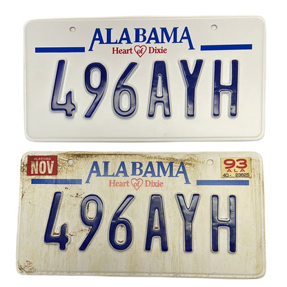 Alabama License Plates Just Mercy Movie Prop Y'allywood Props 496AYH  
