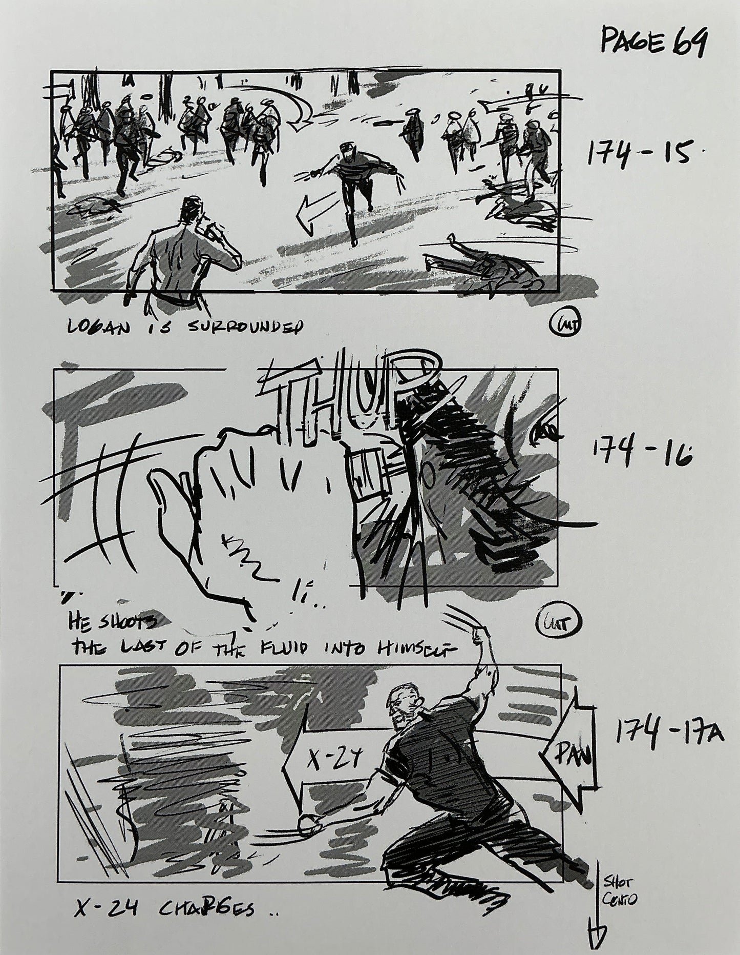 Storyboards Eden-Finale Scene 167 Logan (2017)
