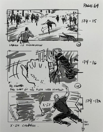 Storyboards Eden-Finale Scene 167 Logan (2017)