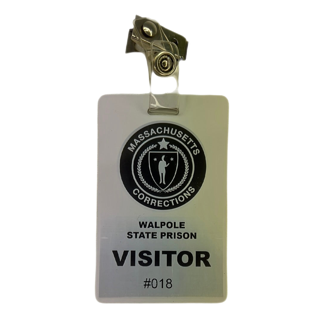 Visitor Badge Walpole State Prison Survivor’s Remorse Movie Prop Y'allywood Props   