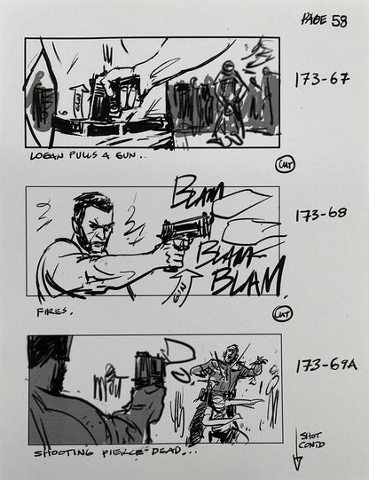 Storyboards Eden-Finale Scene 167 Logan (2017)