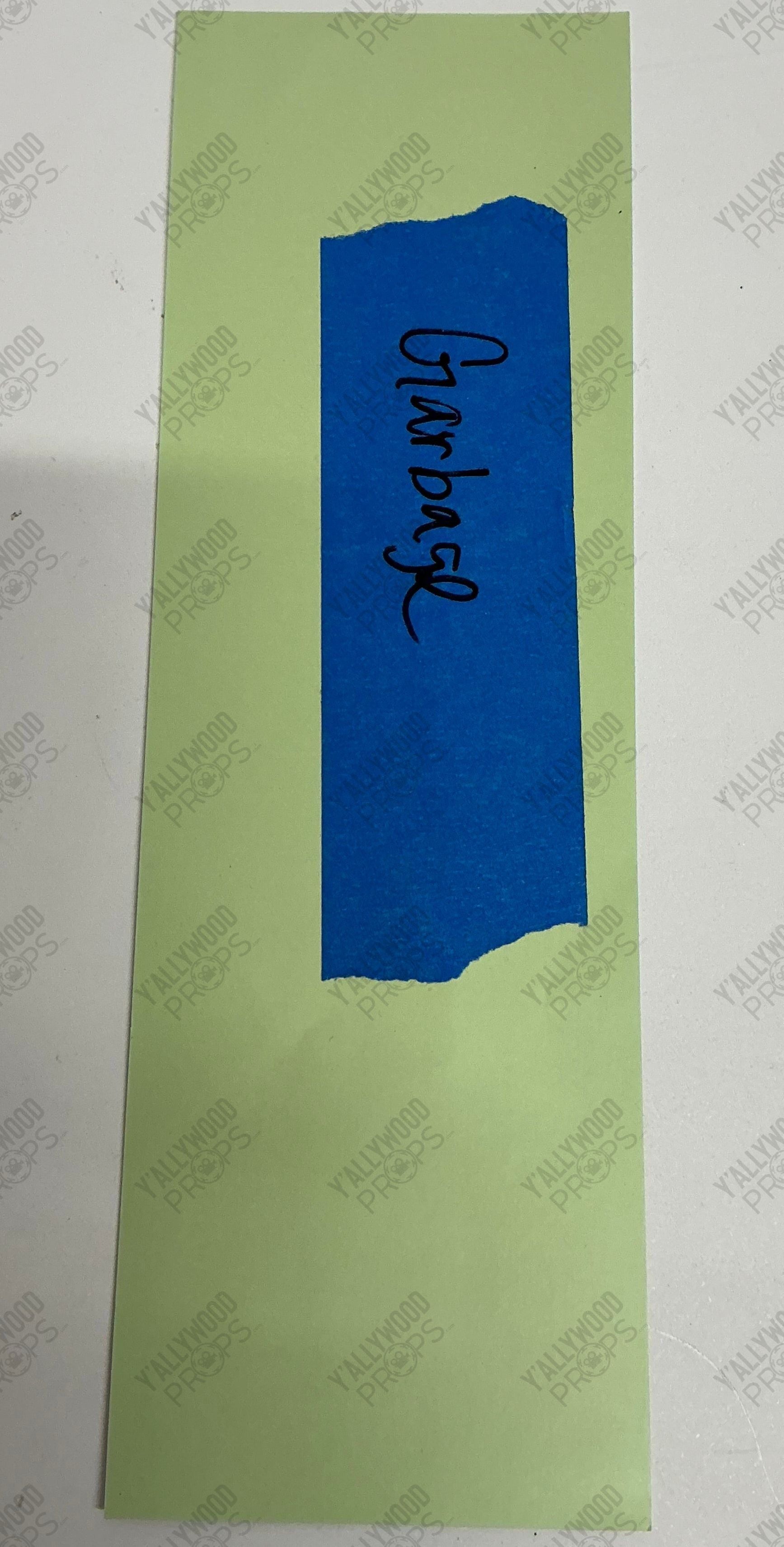 Japanese Garbage Sign Bullet Train (2022) Movie Prop Y'allywood Props