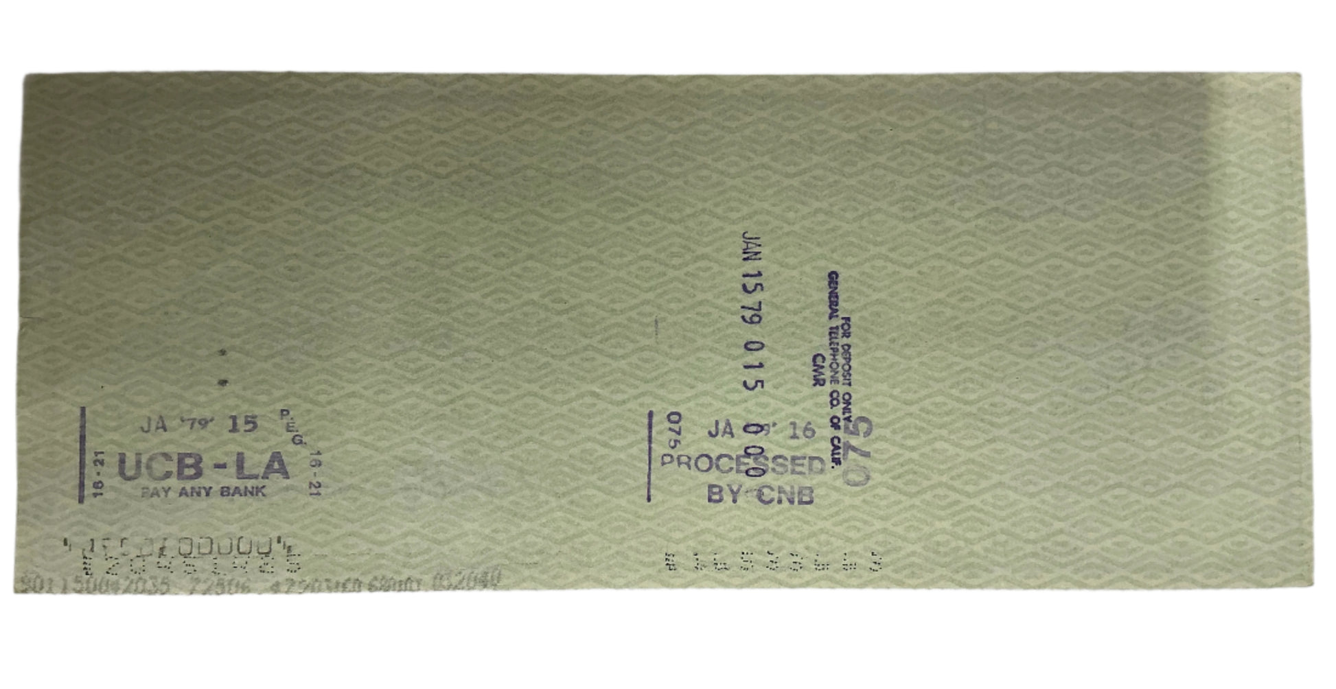 Walter Grauman Hand Signed Personal Check Autograph Y'allywood Props