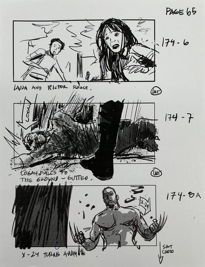 Storyboards Eden-Finale Scene 167 Logan (2017)