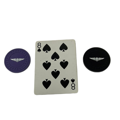 NWA Poker Chips and Card from Soul Plane Movie Prop Y'allywood Props 8 Spades  