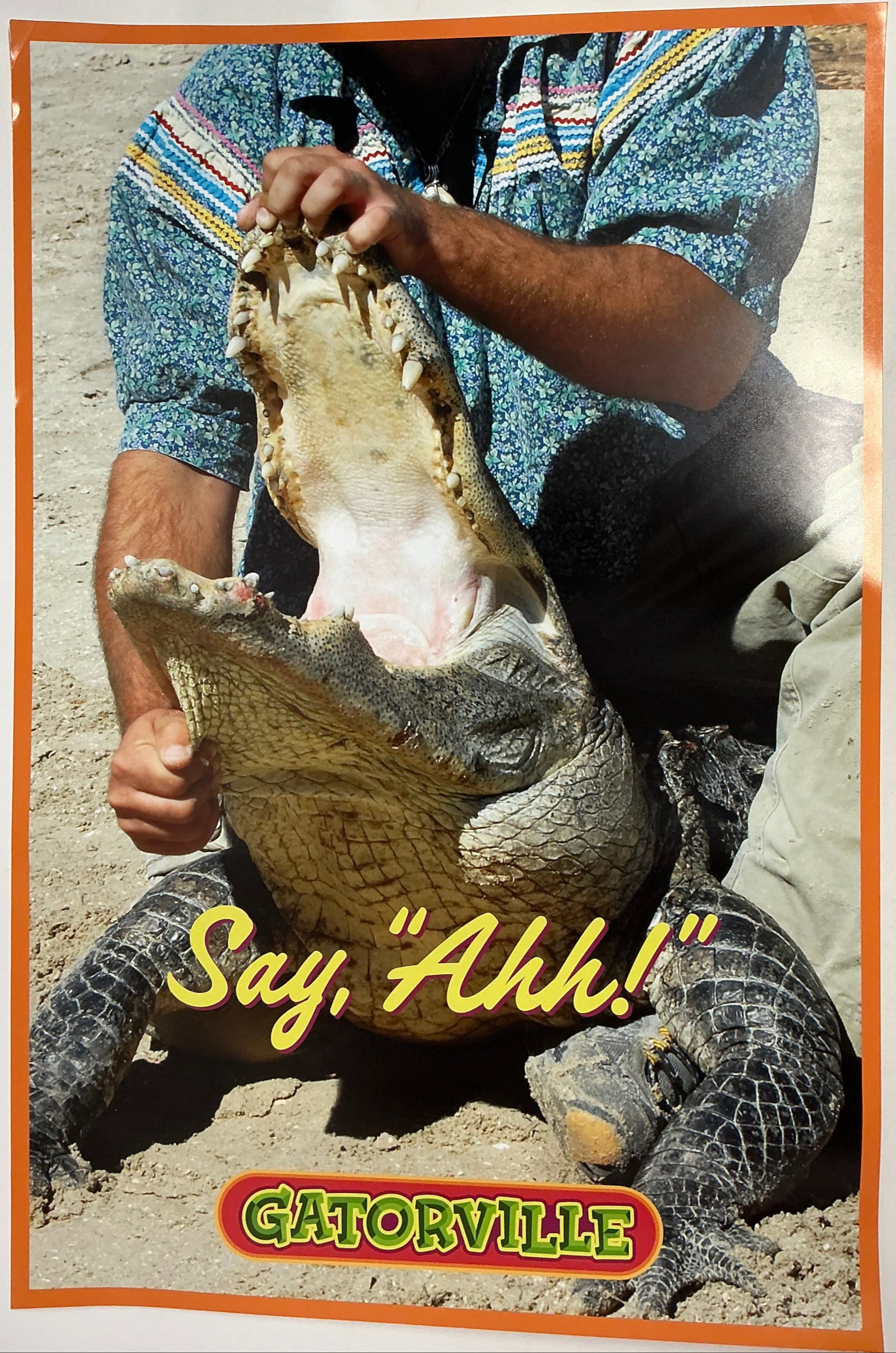 Gatorville Posters Bad Boys 4 Ride or Die (2024) Movie Prop Y'allywood Props Say "Ahh!"