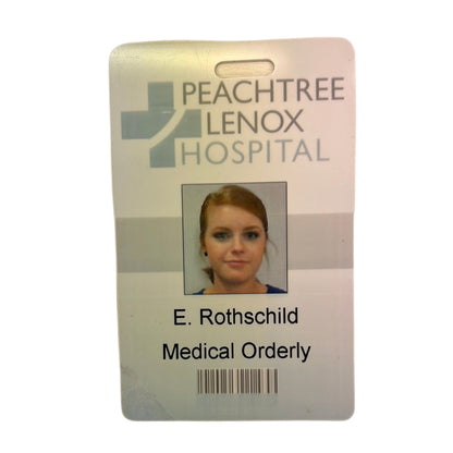 Peachtree Lenox Hospital ID Badges Survivor’s Remorse Movie Prop Y'allywood Props   