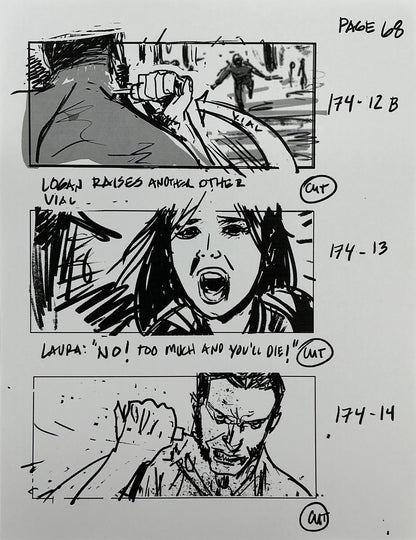 Storyboards Eden-Finale Scene 167 Logan (2017)