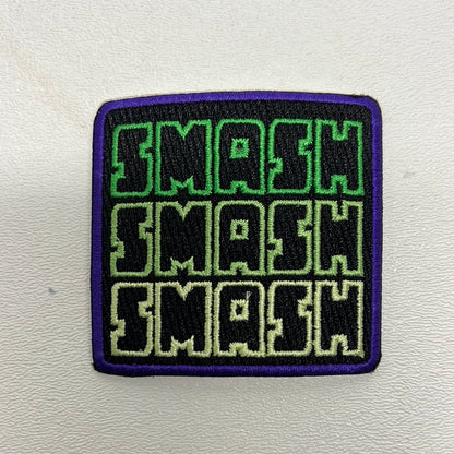 AvengerCon Patches Ms Marvel TV Show Movie Prop Y'allywood Props 2.5”x2.5” Smash Smash Smash  