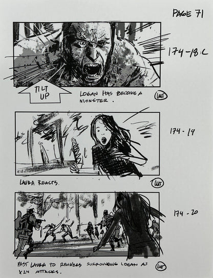 Storyboards Eden-Finale Scene 167 Logan (2017)
