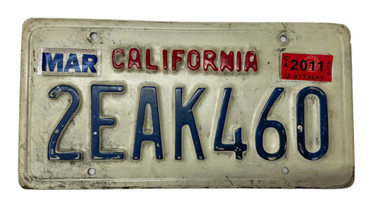 License Plates Franklin & Bash (TV Series 2011-2014) Y'allywood Props 2EAK460 w/tags Malcom's Car