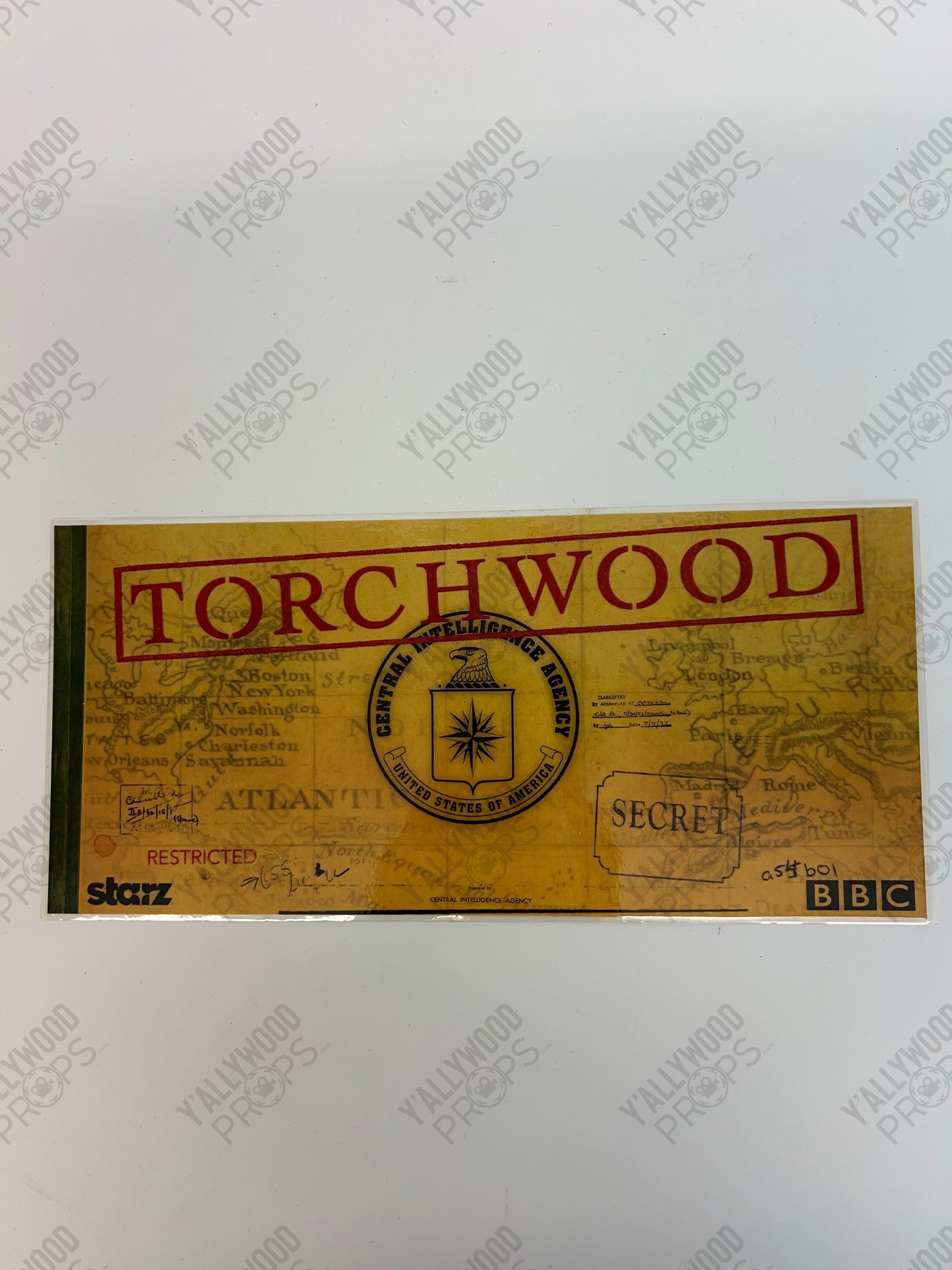 Cast & Crew Parking Pass Torchwood Movie Prop Y'allywood Props