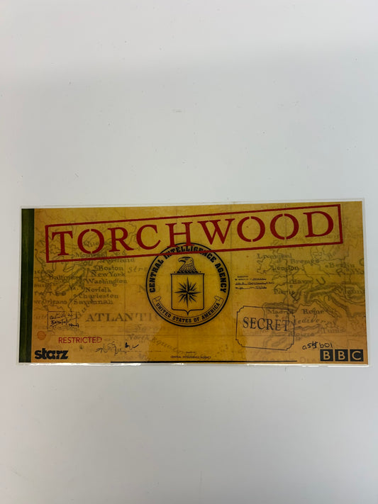 Cast & Crew Parking Pass Torchwood Movie Prop Atlanta Brick Co   