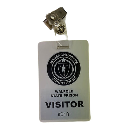 Visitor Badge Walpole State Prison Survivor’s Remorse Movie Prop Y'allywood Props   