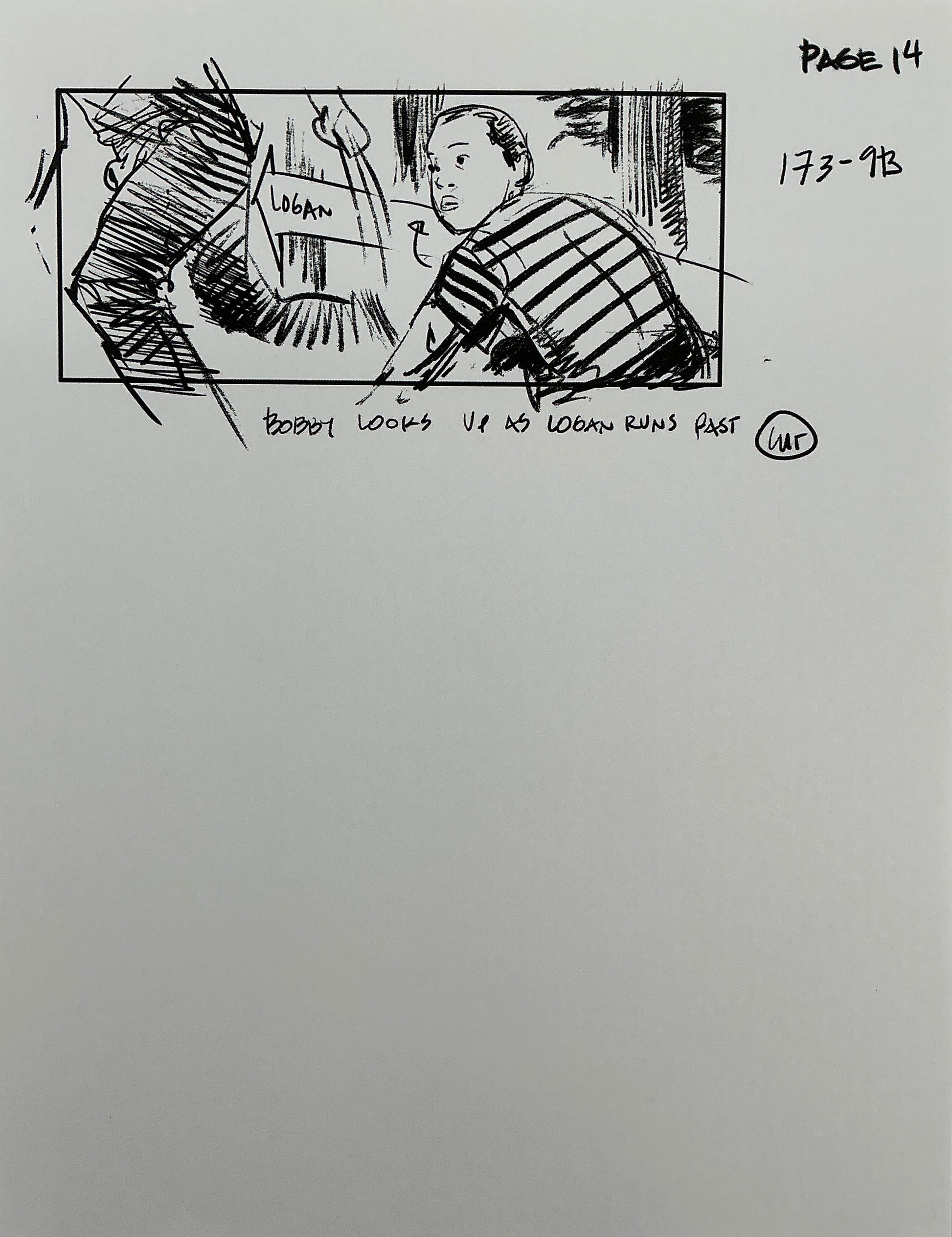 Storyboards Eden-Finale Scene 167 Logan (2017) Memorabilia Y'allywood Props 14