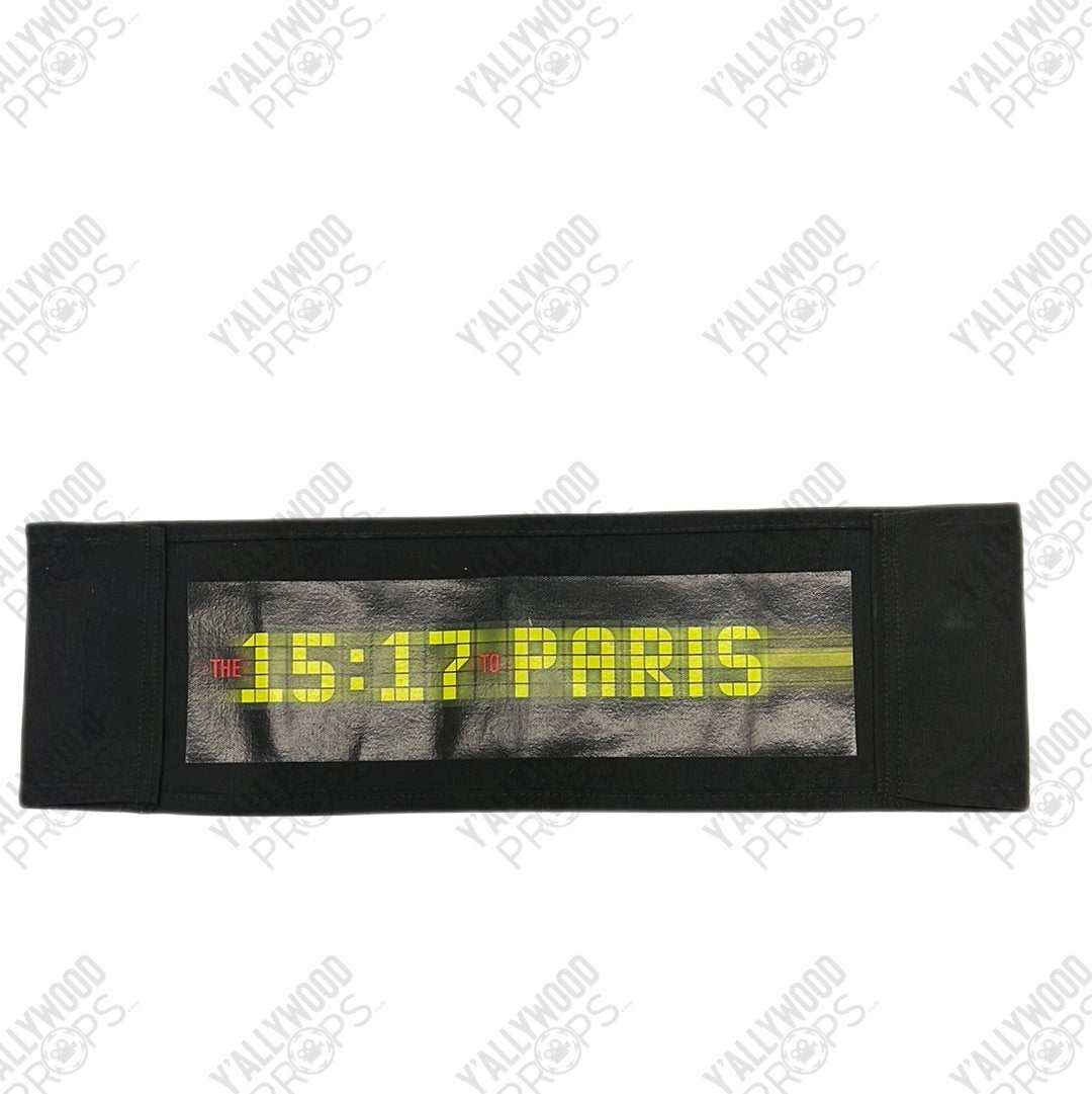 Chairback The 15:17 To Paris Production Used Chairback – Y'allywood Props