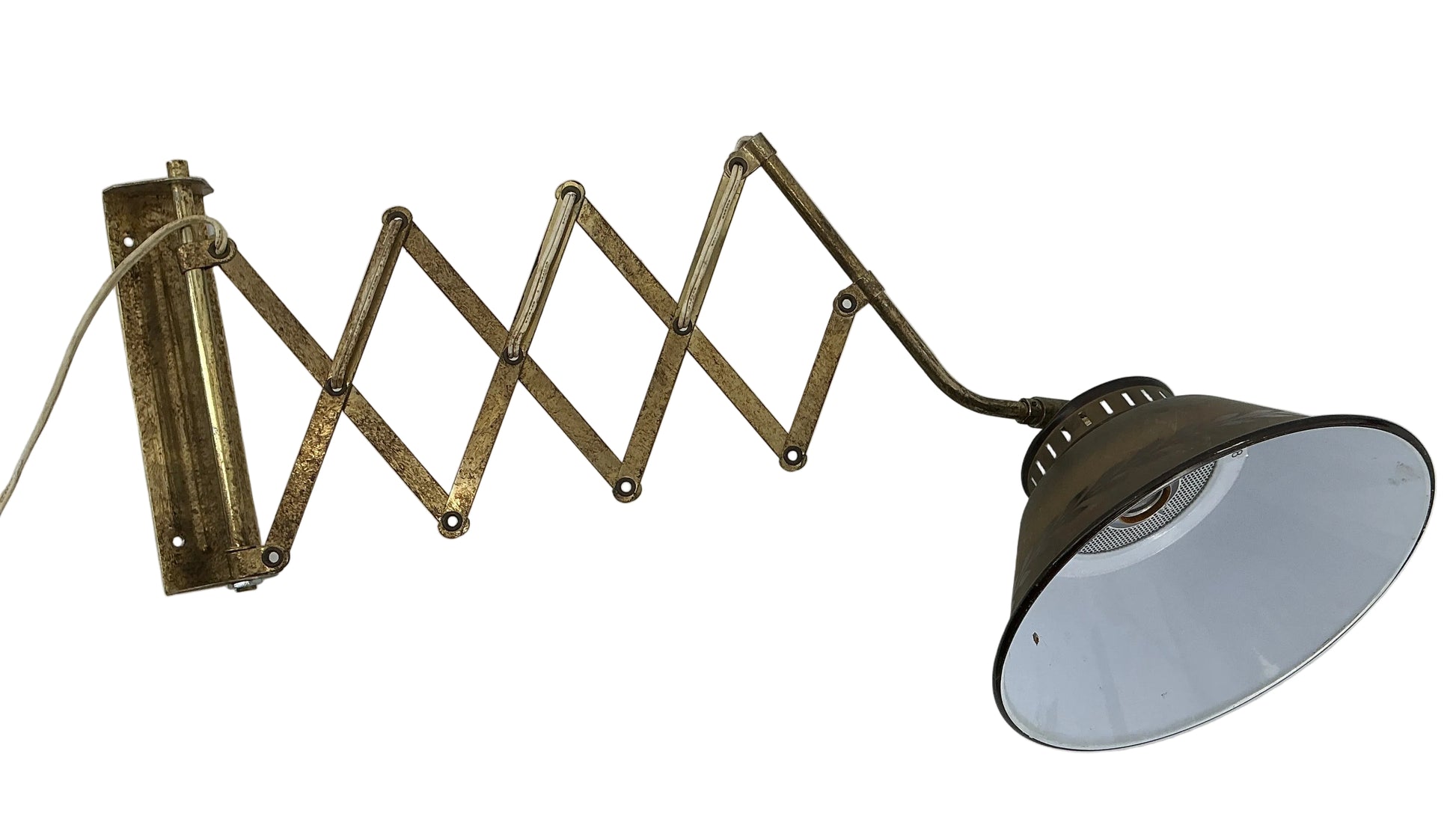 Accordion Light from Hopper's Cabin Stranger Things (2016-2025) Movie Prop Y'allywood Props