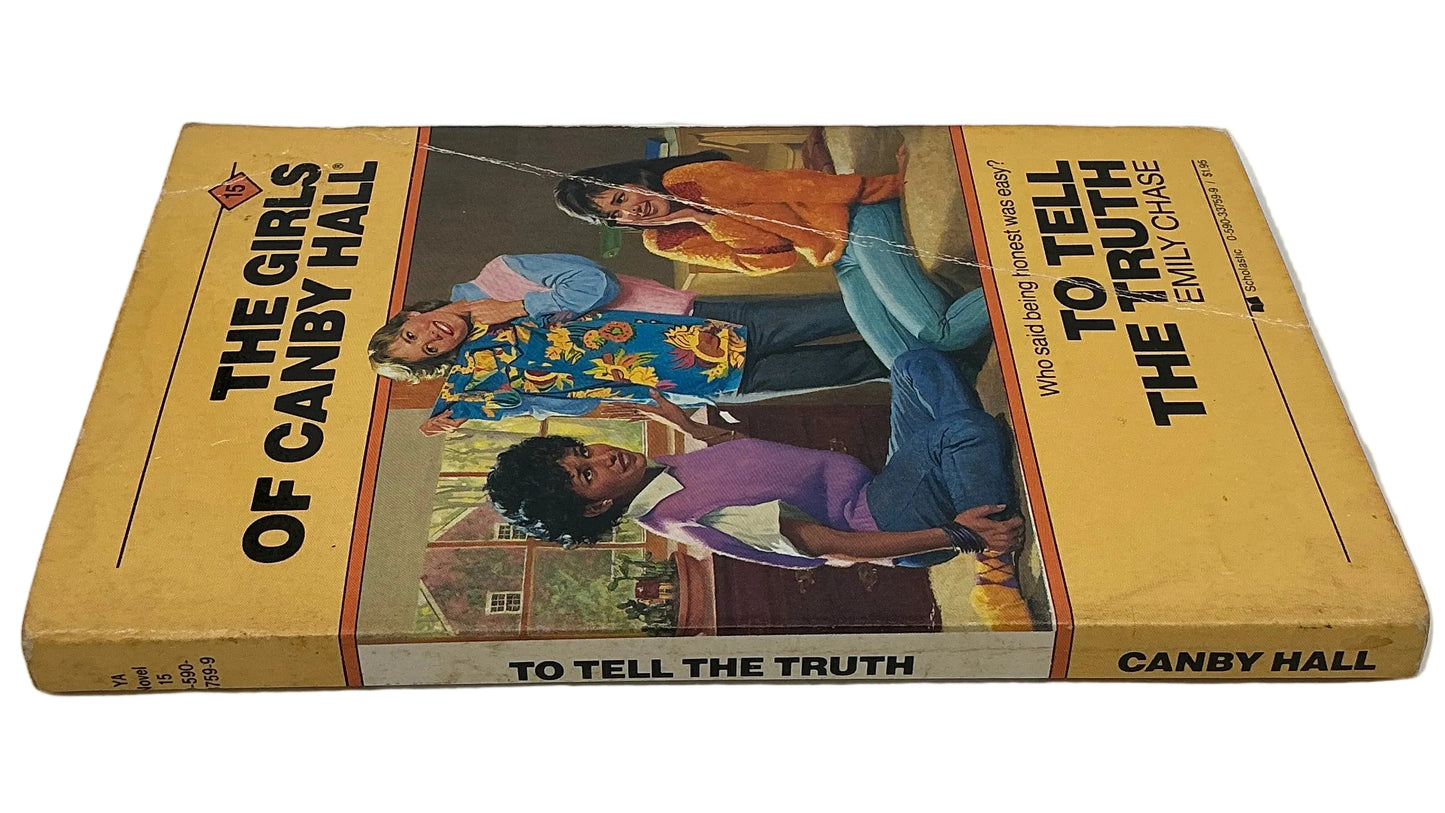 Books from Wheeler's Basement Stranger Things (2016-2025) Movie Prop Y'allywood Props The Girls of Canby Hall To Tell The Truth by Emily Chase