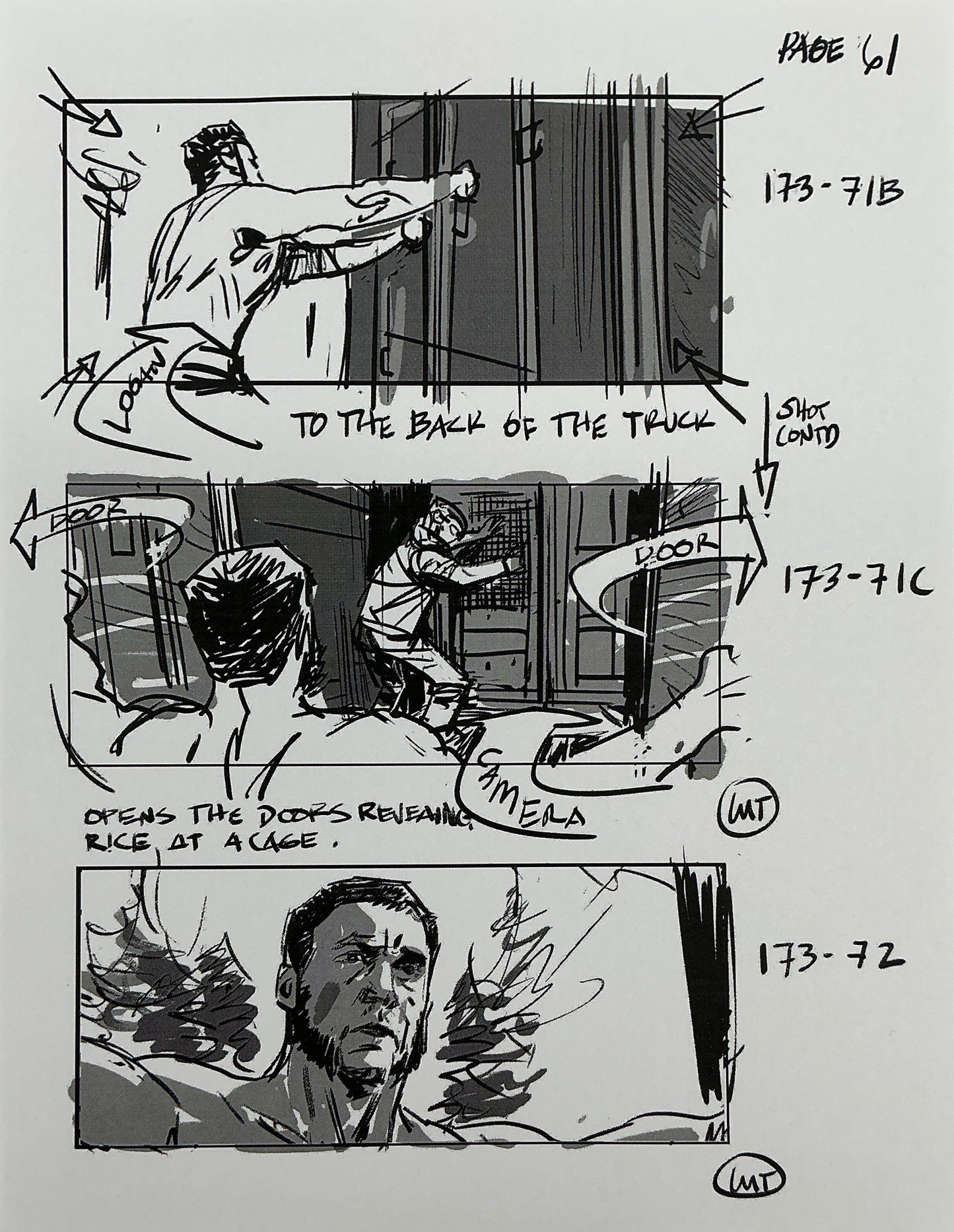 Storyboards Eden-Finale Scene 167 Logan (2017)