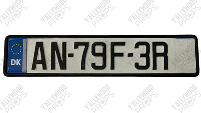Rome License Plates Red Notice (2021) Movie Prop Y'allywood Props AN-79F-3R